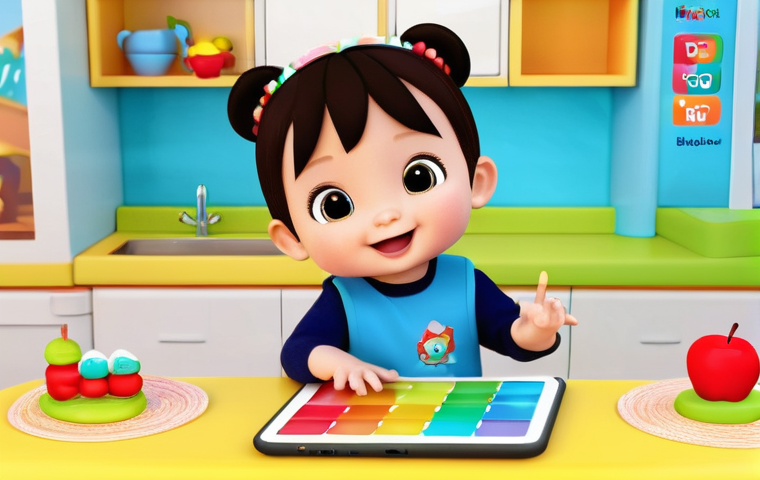 베이비버스와 관련된 흥미로운 사실들 - **Prompt 1: Joyful Learning: Bridging Digital and Real-World Education with BabyBus**
"A vibrant...