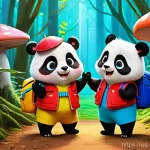 Home 16 베이비버스 인기 주인공 라인업 - **Prompt 1: Kiki and Miumiu's Adventure in a Magical Forest**
A vibrant, high-detail 3D animated...