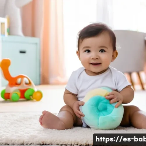 Home 15 베이비버스와 관련된 굿즈 소개 - A cozy and bright nursery scene featuring a toddler playing with a hypoallergenic cotton BabyBus plu...